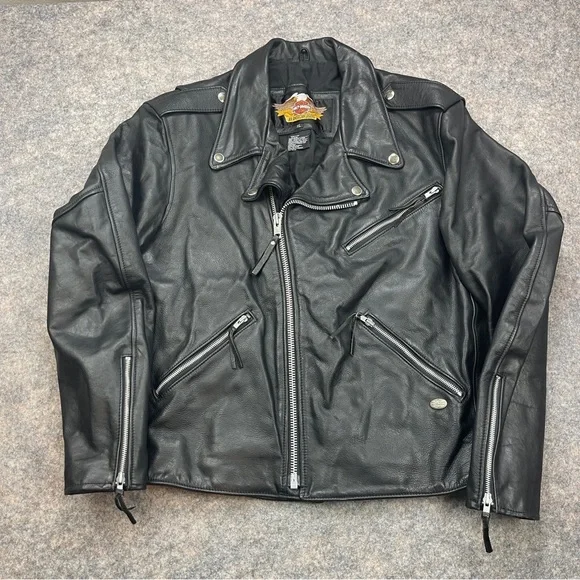 Harley-Davidson Black and Silver Bomber Jacket - Picture 1 of 9